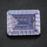 LAVENDER MOON QUARTZ CONCAVE OCTAGON 16X12MM 9.53 Cts.