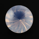 LAVENDER MOON QUARTZ ROUND TWISTED CONCAVE 15MM 8.42 Cts.
