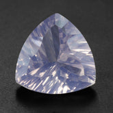 LAVENDER MOON QUARTZ LONG STEP CONCAVE TRILLION 12MM 4.70 Cts.