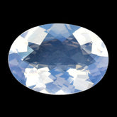 LAVENDER MOON QUARTZ CHECKER CUT OVAL 18X13MM 9.50 Cts.