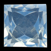 LAVENDER MOON QUARTZ CONCAVE FLOWER CUT BACK SQUARE 10MM 4.42 Cts.