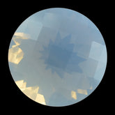 LAVENDER MOON QUARTZ CHECKER CUT ROUND 13MM 6.42 Cts.