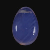 LAVENDER MOON QUARTZ PLAIN EGG (FULL DRILL) (DES#54) 12X8MM 5.37 Cts.