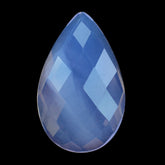 LAVENDER MOON QUARTZ CHECKER PEAR CAB 18X11MM 7.79 Cts.