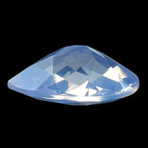 LAVENDER MOON QUARTZ CHECKER CUT PEAR 16X12MM 6.29 Cts.