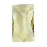 LEMON QUARTZ CHECKER CUT BAGUETTE 12X7MM 2.90 Cts.