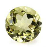 LEMON QUARTZ CUT ROUND (GREEN GOLD) 10MM 3.39 Cts.