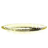 LEMON QUARTZ BUFFTOP CONCAVE MARQUISE (GREEN GOLD) 36X10MM 12.67 Cts.