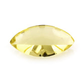 LEMON QUARTZ BUFFTOP CONCAVE MARQUISE (GREEN GOLD) 10X5MM 0.95 Cts.