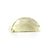 LEMON QUARTZ CUT HALF MOON (GREEN GOLD) 8X4MM 0.69 Cts.