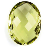 LEMON QUARTZ BRIOLETTE OVAL 20X15MM 14.05 Cts.