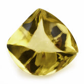 LEMON QUARTZ BUFFTOP FANCY SHAPE (GREEN GOLD) 15X14MM 10.00 Cts.