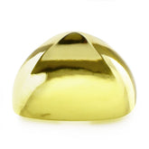 LEMON QUARTZ PYRAMID CUSHION CAB (GREEN GOLD) 14MM 12.55 Cts.