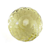 LEMON QUARTZ FACETED ROUNDEL (FULL DRILL) (GREEN GOLD) 8MM 2.75 Cts.