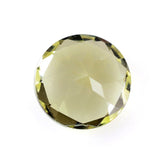 LEMON QUARTZ CUT ROUND (GREEN GOLD) 6MM 0.79 Cts.