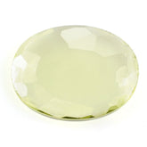 LEMON QUARTZ FLAT OVAL (GREEN GOLD) 15X11.50MM 5.09 Cts.