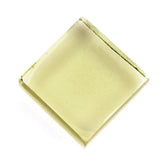 LEMON QUARTZ SQUARE PLATE (GREEN GOLD) 15MM 16.35 Cts.