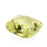 LEMON QUARTZ BRIOLETTE CUSHION (GREEN GOLD) 10MM 3.79 Cts.