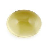 LEMON QUARTZ OVAL CAB (GREEN GOLD) 10X8MM 2.85 Cts.