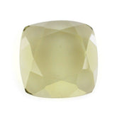 LEMON QUARTZ CUT CUSHION WITH FLAT BOTTOM (GREEN GOLD) 10MM 3.60 Cts.