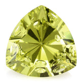 LEMON QUARTZ BUBBLE CUT TRILLION (GREEN GOLD) 14MM 7.92 Cts.