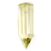 LEMON QUARTZ PENCILS (GREEN GOLD) (HALF DRILL) 16.50X6MM 3.15 Cts.