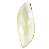 LEMON QUARTZ ROSE CUT BRIOLETTE FANCY 29X11.50MM 8.30 Cts.