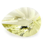 LEMON QUARTZ CONCAVE BRIOLETTE PEAR 16X12MM 6.40 Cts.