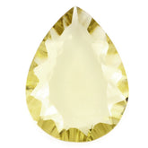 LEMON QUARTZ CONCAVE PEAR 16X12MM 4.64 Cts.