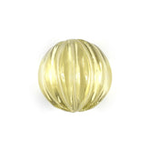 LEMON QUARTZ MELON CARVED BALLS 10MM (DES#70) 6.79 Cts.