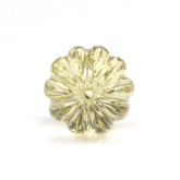 LEMON QUARTZ MELON CARVED BALLS 10MM (DES#70) 6.79 Cts.