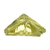 LEMON QUARTZ CONCAVE FANCY TRILLION 14MM 8.05 Cts.