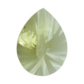LEMON QUARTZ CONCAVE BRIOLETTE PEAR (DES#14) 20X15MM 10.80 Cts.