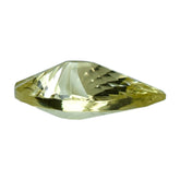 LEMON QUARTZ CONCAVE BRIOLETTE PEAR (DES#14) 20X15MM 10.80 Cts.