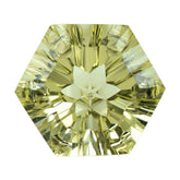 LEMON QUARTZ CONCAVE NINETY CUT ROUND (#83) 16MM 15.85 Cts.