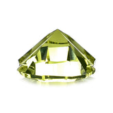 LEMON QUARTZ CONCAVE NINETY CUT CUSHION (DES#22) 12X12MM 5.60 Cts.