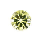 LEMON QUARTZ CONCAVE CUT ROUND 9X9MM 2.45 Cts.