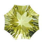 LEMON QUARTZ NINETY CUT ROUND 15MM 11.09 Cts.