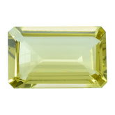 LEMON QUARTZ CUT OCTAGON 16X10MM 7.73 Cts.