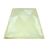 LEMON QUARTZ ROSE CUT FANCY CAB 20X15MM 9.91CTS.