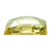 LEMON QUARTZ ROSE CUT FANCY CAB 20X16MM 11.32CTS.