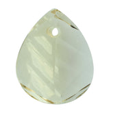 LEMON QUARTZ CONCAVE LEAF 11X9MM (FULL DRILL) (DES#65) 2.59CTS.