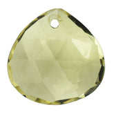 LEMON QUARTZ ROSE CUT BRIOLETTE HEART (FULL DRILL) 12MM 5.28CTS.