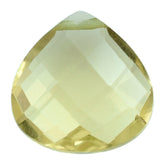 LEMON QUARTZ BRIOLETTE HEART (FULL DRILL) 10MM 3.02CTS.