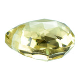LEMON QUARTZ ROSE CUT BRIOLETTE HEART (FULL DRILL) 10MM 3.11CTS.