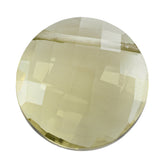 LEMON QUARTZ BRIOLETTE ROUND (FULL DRILL) 18MM 17.02CTS.