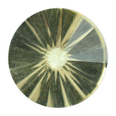 LEMON QUARTZ BOTH SIDE DIAMOND CUT ROUND 9MM 2.12CTS.