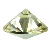 LEMON QUARTZ BOTH SIDE DIAMOND CUT ROUND 9MM 2.12CTS.