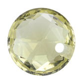 LEMON QUARTZ ROSE CUT BRIOLETTE ROUND (FULL DRILL) 10MM 2.91 Cts.