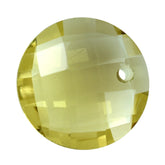 LEMON QUARTZ BRIOLETTE ROUND (FULL DRILL) 12MM 4.40CTS.